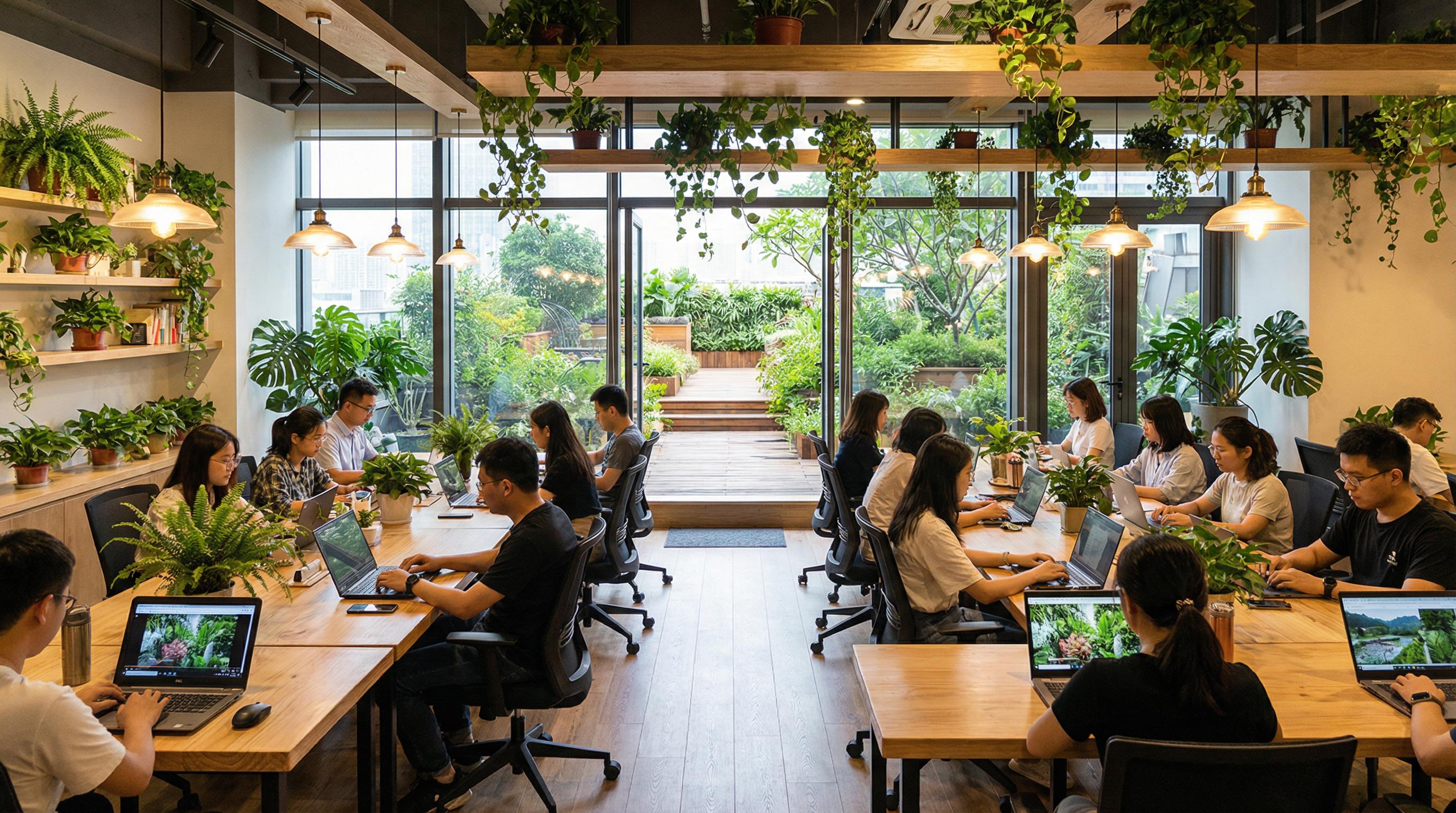 寸止挑战植物传媒办公室
